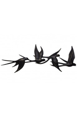 Jaksółki, efektowny decor ścienny, wym.35x85cm 