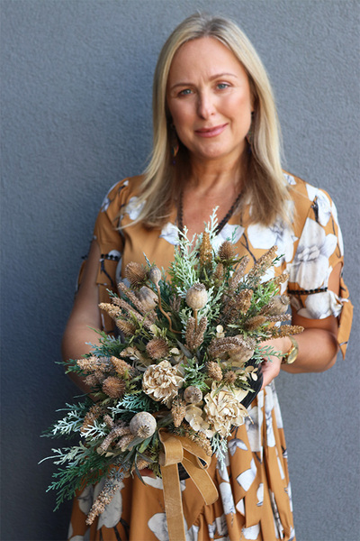 Wrzosowisko nature, kompozycja kwiatowa w donicy