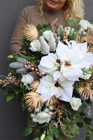 White&Gold, nowoczesna kompozycja nagrobna