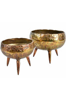 Barok Old 1A, osłonka metalowa na nóżkach 1 szt., wym.22x22x17cm