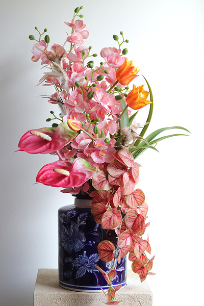 Koralle Design, kompozycja kwiatowa z anturium