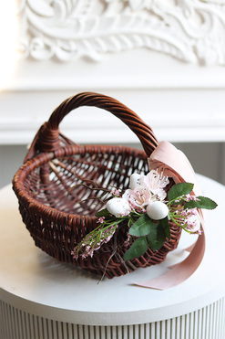 Browne, dekorowany koszyczek wielkanocny, wys.19cm