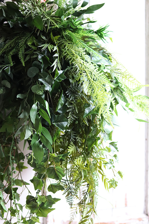 Zieleń Great, zielona kompozycja wisząca