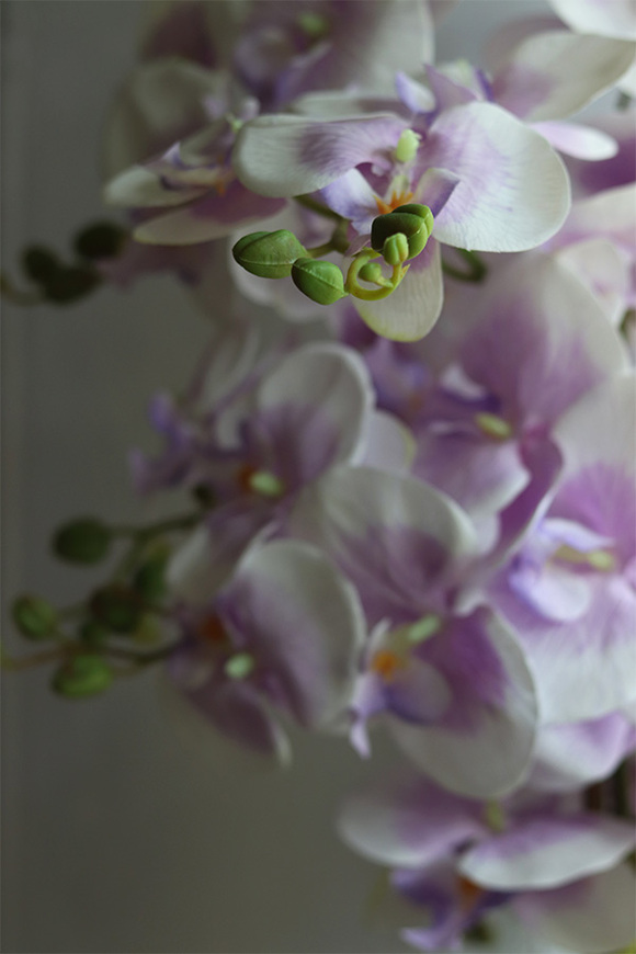 Lilac, wysokiej jakości sztuczny storczyk, wys.74cm