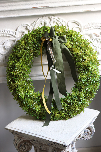 wysokiej jakości zielony wianek, Wielkanocna Ozdoba