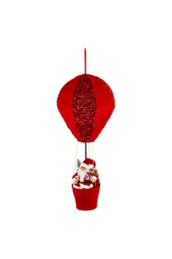 Balloon Xmas, zawieszka świąteczny balon I, wys.95cm