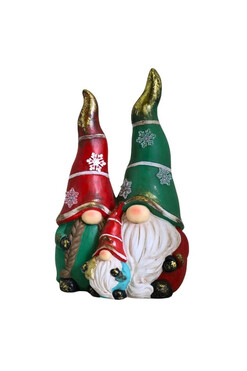 Xmas Charm, figurka świąteczny skrzat C LED, wys.49cm