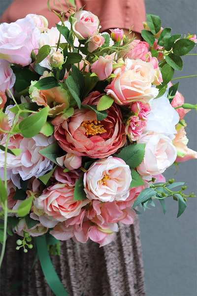 Sunsetta, bogaty bukiet do wazonu / do ręki, wys.63cm