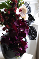 Ikenobo, egzotyczny bukiet w wazonie