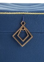 szkatułka / kuferek Florencja Blue, wym.10x22x13cm