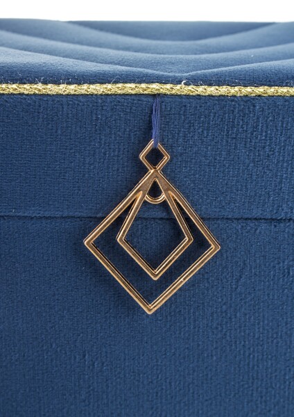 szkatułka / kuferek Florencja Blue, wym.10x22x13cm