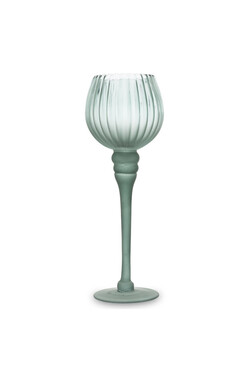 Vinho Verde C, elegancki świecznik kielich, wys.30cm
