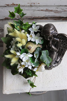 dekoracja nagrobna z aniołem, Mary, wym.25x27x30cm 