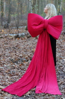 Aksamit Papillon, welurowa kokarda pluszowa 