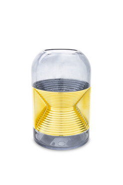 Edmonton B, szklany wazon, wym.24.5x16cm 