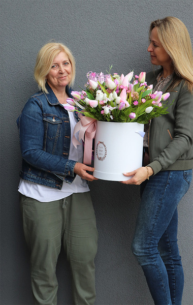 flowerbox na Dzień Mamy, Mammita, wys.51cm