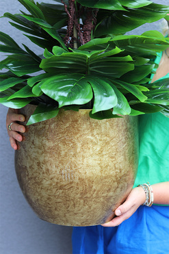 Monstera Gold Hillton 2, drzewko sztuczne w donicy, wys.110cm 