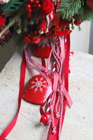 Na Kasprowy, świąteczny wianek na drzwi