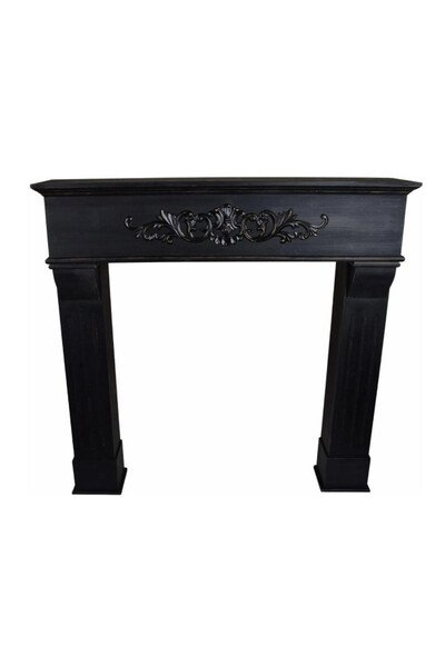 Fire B Black, obudowa kominka / atrapa kominka / portal kominka, wym.100x23x97cm