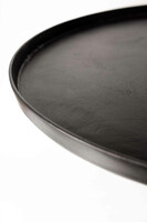 Kent, stolik kawowy okrągły, czarny