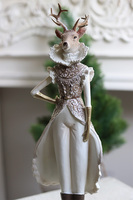 Reindeer Royalty, figurka świąteczna renifer	