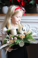 Black Cristal Gossamer, świąteczny stroik w szkatułce