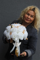 Versana, różany flowerbox z aniołkiem