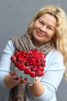 Heartino Red, kompozycja nagrobna w kształcie serca