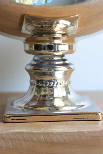 patera szklana Burano Gold