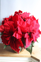 Gwiazda Betlejemska Copper, wysokiej jakości sztuczna roślina