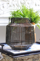 Mauritia, metalowy lampion kaganek