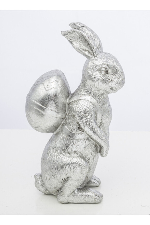 Silver Bunny, figurka zajączek wielkanocny