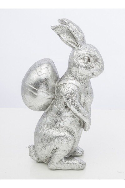 Silver Bunny, figurka zajączek wielkanocny