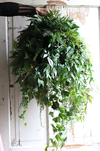 Zieleń Great, zielona kompozycja wisząca