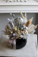 stroik z jajem Bretanna, ozdoba ze srebrnym jajem