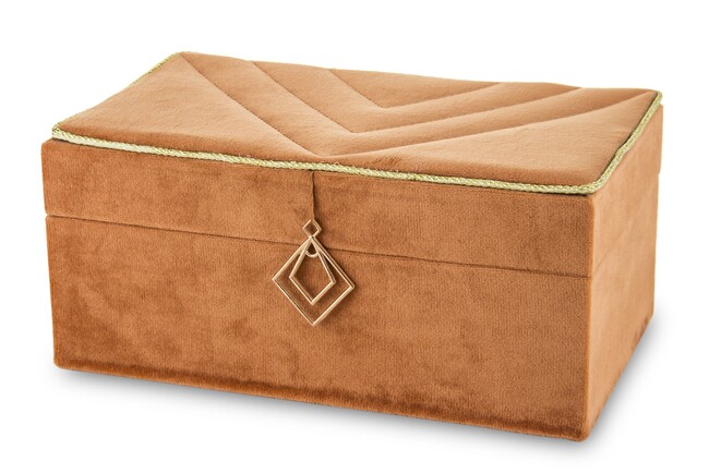 szkatułka / kuferek Florencja Cynamon, wym.10x22x13cm