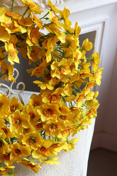 Żółta Energia, wiosenny wianek z żonkili