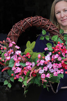 Zając Ogrodowy, wiosenny wianek z zajączkiem