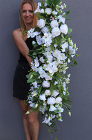 Wedding Place, biała dekoracyjna girlanda