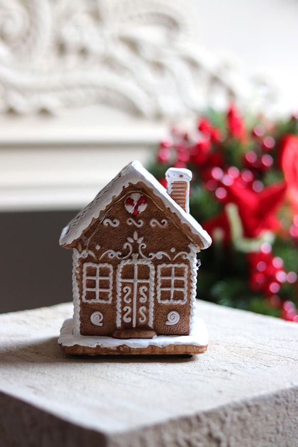Gingerbread Xmas A, świąteczny domek z piernika LED