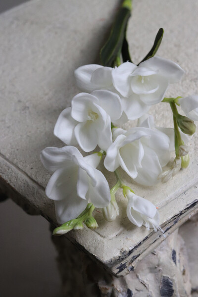 	Frezje, gumowe sztuczne kwiaty