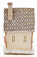 Gingerbread świąteczny domek z piernika LED pozytywka