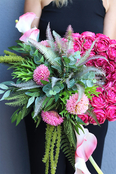 Różana Gwiazda, oryginalny wieniec nagrobny, dł.68cm