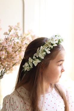 Nana, komunijny wianek na głowę, rozmiar uniwersalny