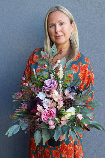 Vilani, bukiet nagrobny we wkładzie do wazonu