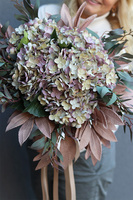 Hortensja Mortario, bukiet nagrobny do wazonu