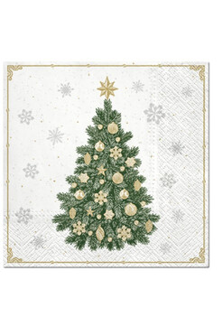 Christmas Tree, świąteczne serwetki papierowe, 20szt