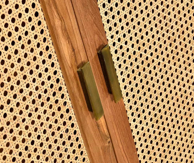 Bari, szafka z drewna tekowego