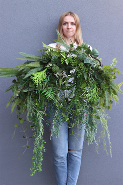 Nissana, zielona girlanda, dł.130cm