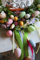 Wielkanocna Przygoda, wianek z zajączkami